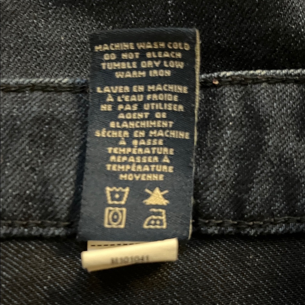 Marc By Mark Jacobs Skinny Jeans Zipper Dark Carbon Wash Sz 28 NWT - Picture 11 of 12